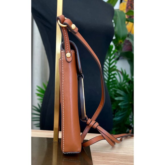 TORY BURCH CAMEL BROWN MILLER CROSSBODY - Picture 4 of 9
